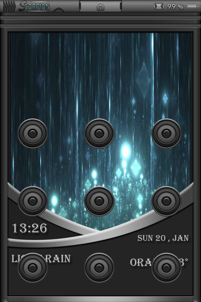 B1ackScorpion dark AndroidLock XT · Cydia