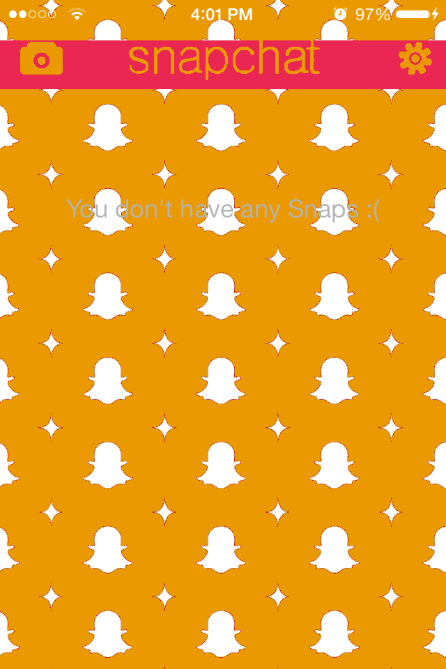 Snapchat Orange and Black · Cydia